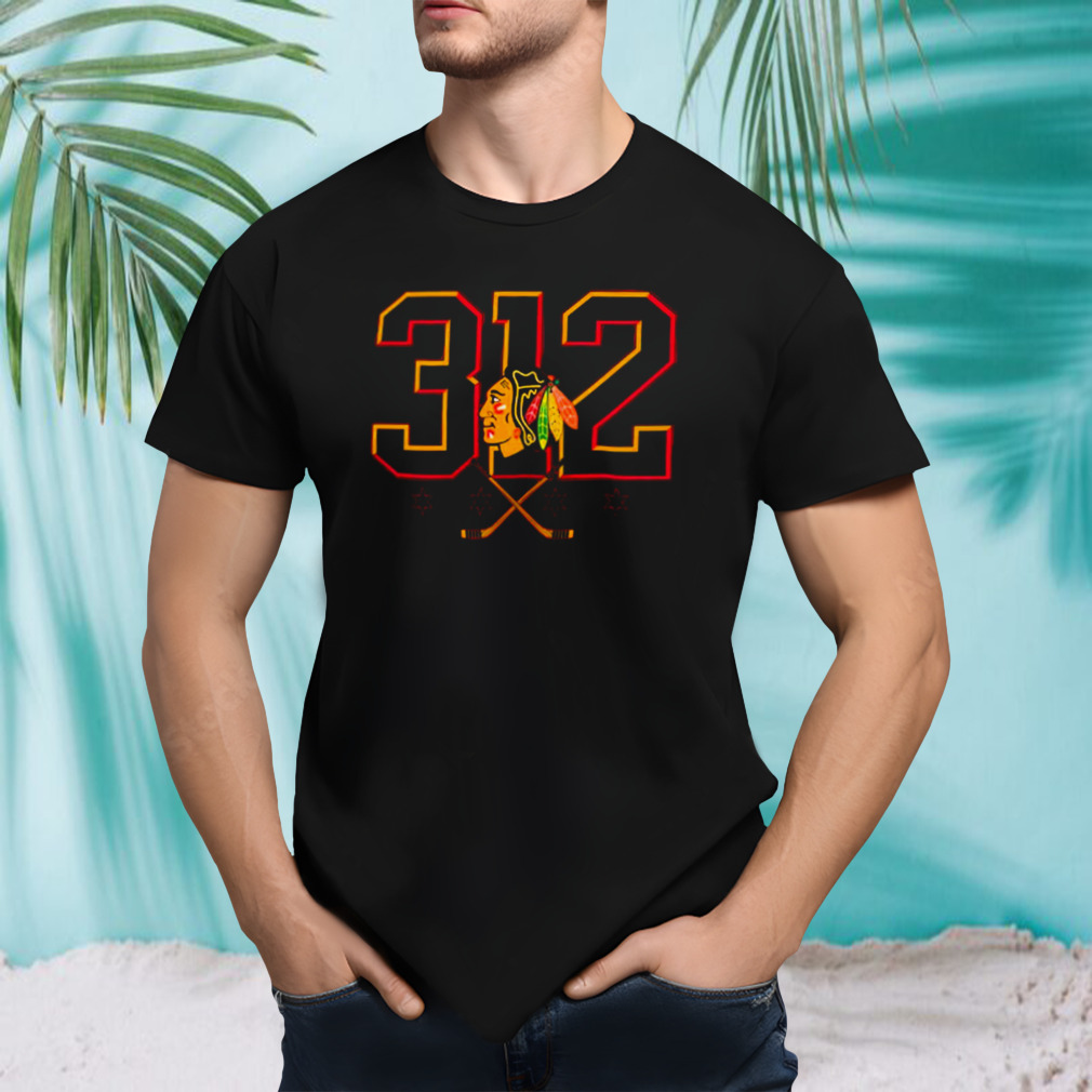 Chicago Blackhawks Hometown Collection Push Ahead T-shirt
