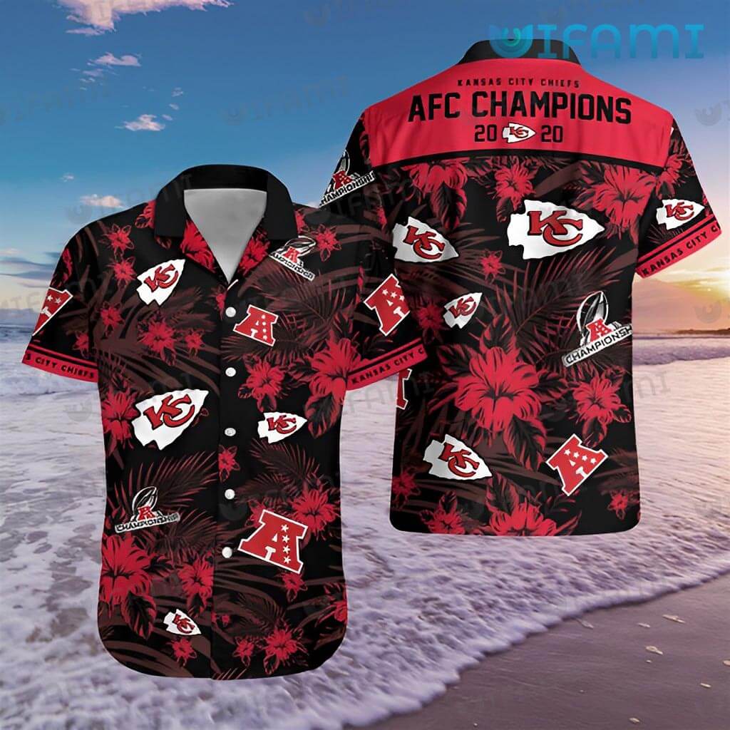 Kansas City Chiefs Hawaiian Shirt Tribe Pattern Kansas City Chiefs