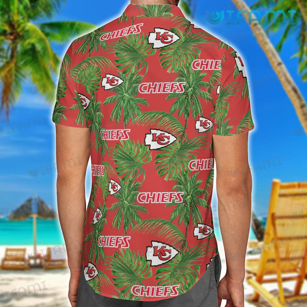 Kansas City Chiefs America Flag Tropical Floral Aloha Hawaiian