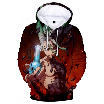 DR. STONE SENKU ISHIGAMI ANIME MANGE 3D HOODIE