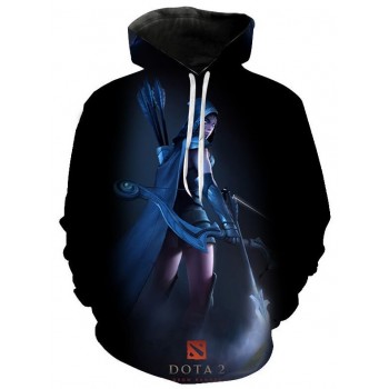 DROW RANGER DOTA 2 3D HOODIE