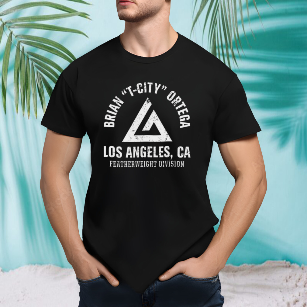 Featherweight Brian Ortega Roots White shirt