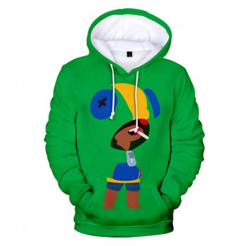 LEON BRAWL STARS 3D HOODIE