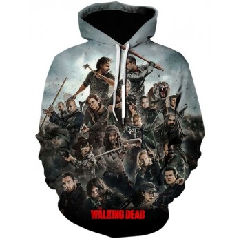 THE WALKING DEAD ZOMBIE RICK GRIMES ZOMBIES 3D HOODIE