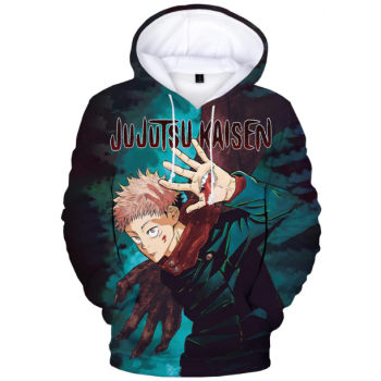 YUJI ITADORI JUJUTSU KAISEN 3D HOODIE
