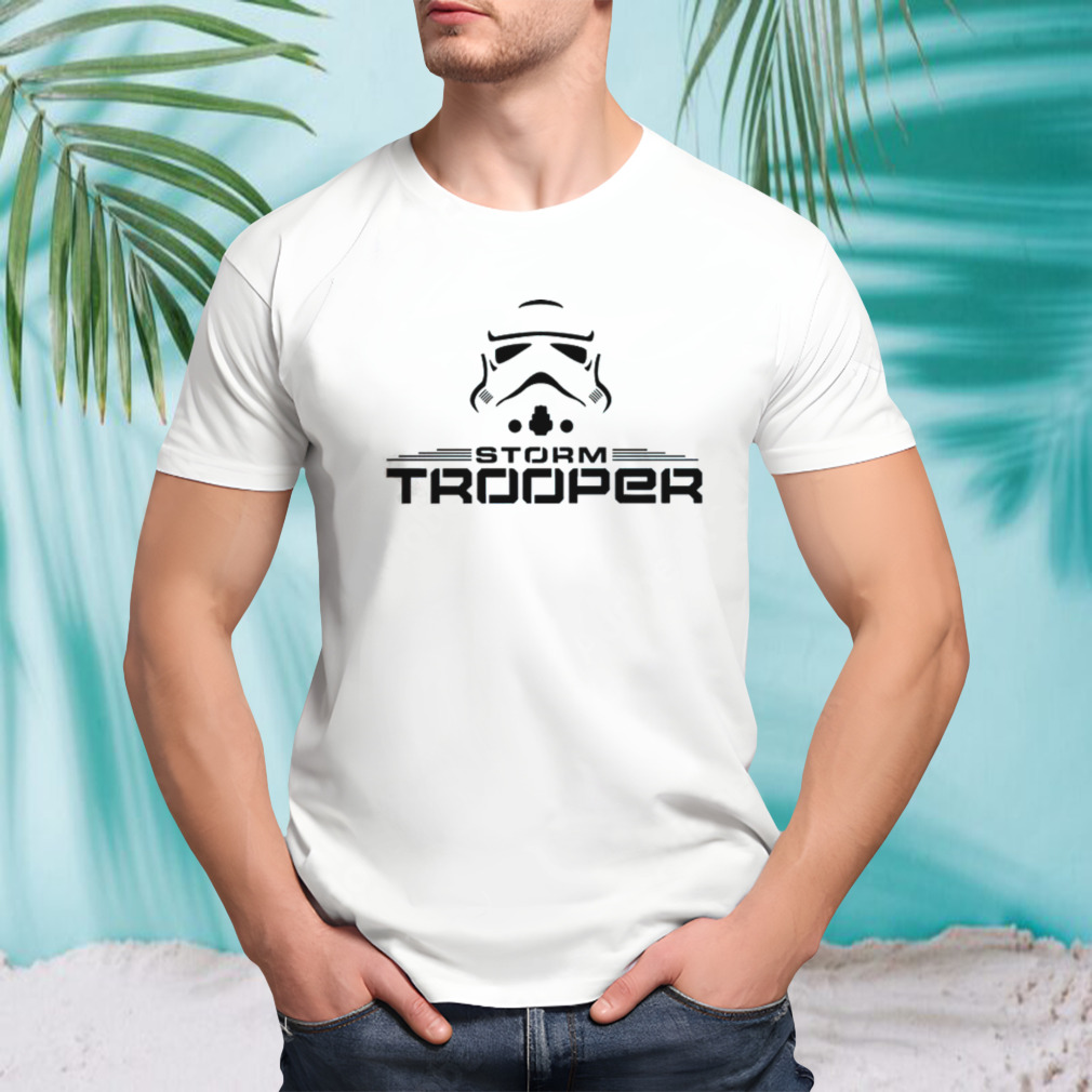 Simplified Graphic Star Wars Stormtrooper shirt