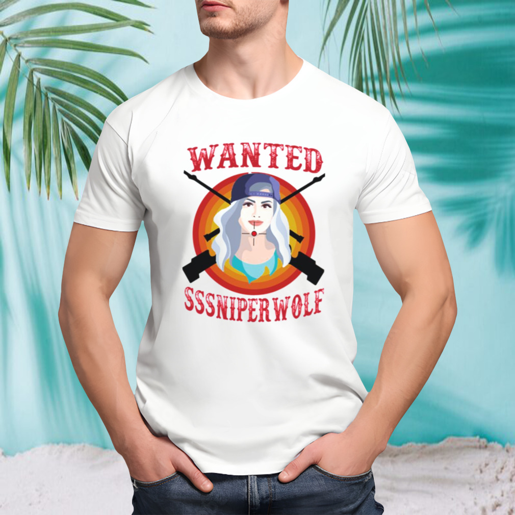 Wanted For Too Cute Sssniperwolf Sss Sniper Wolf shirt