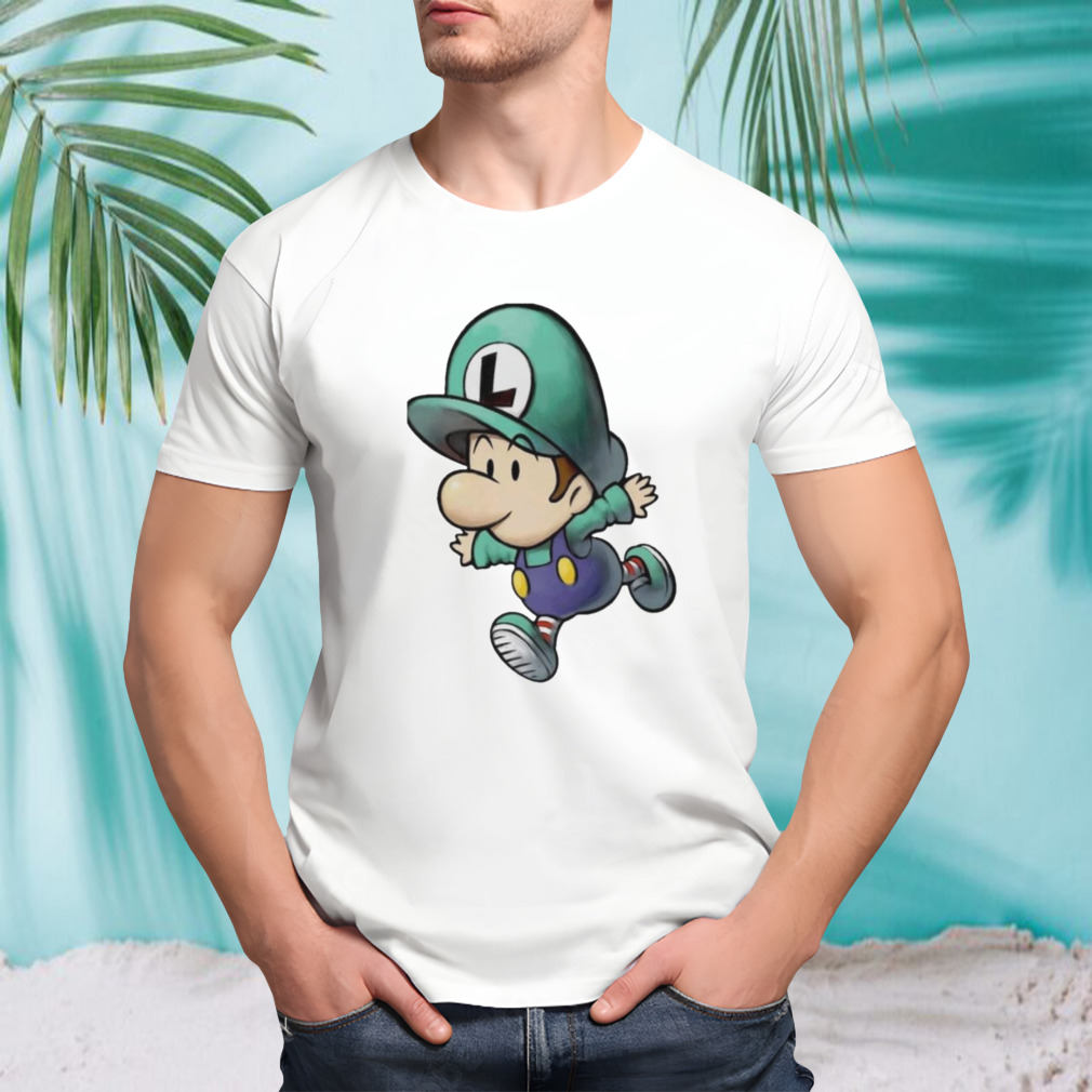 Baby Luigi running shirt