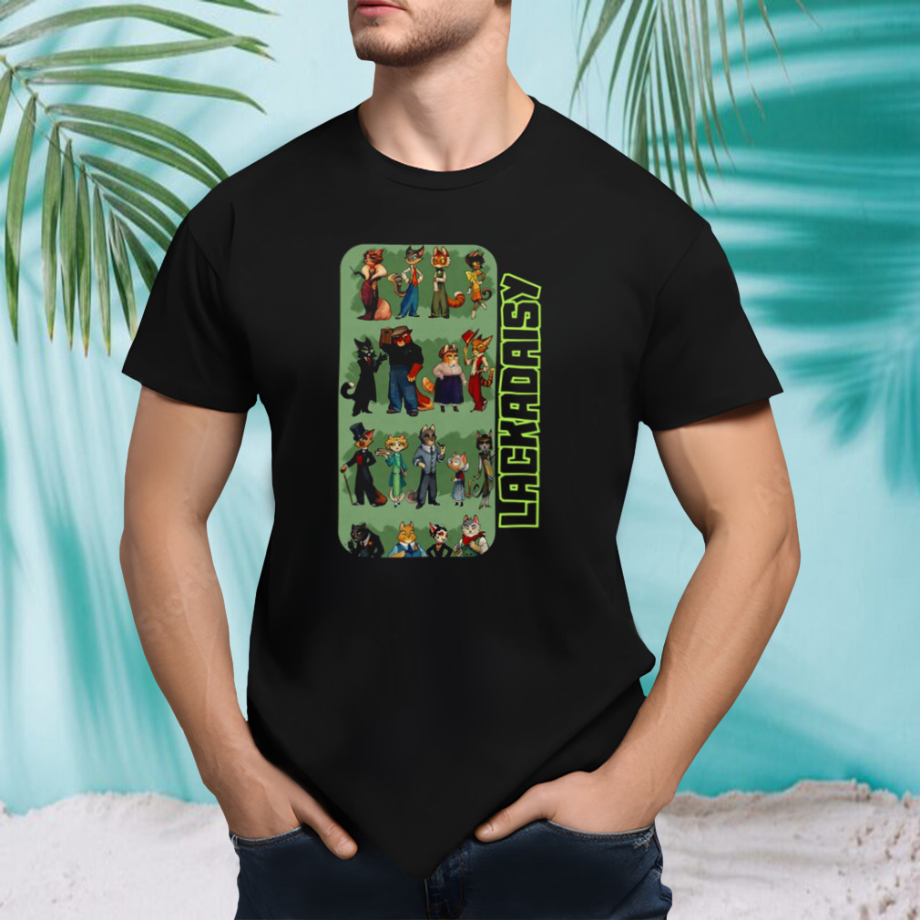 Characters Design Lackadaisy shirt