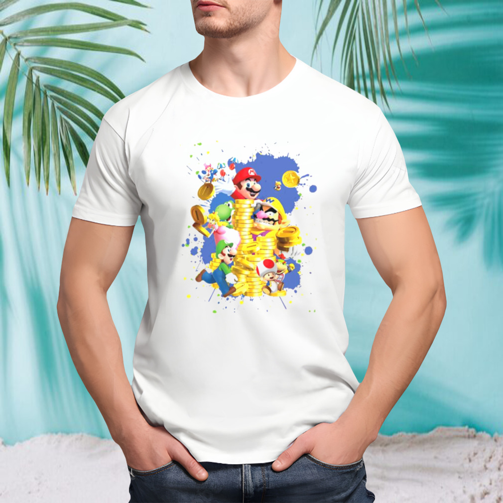 Collecting The Coins Super Mario shirt