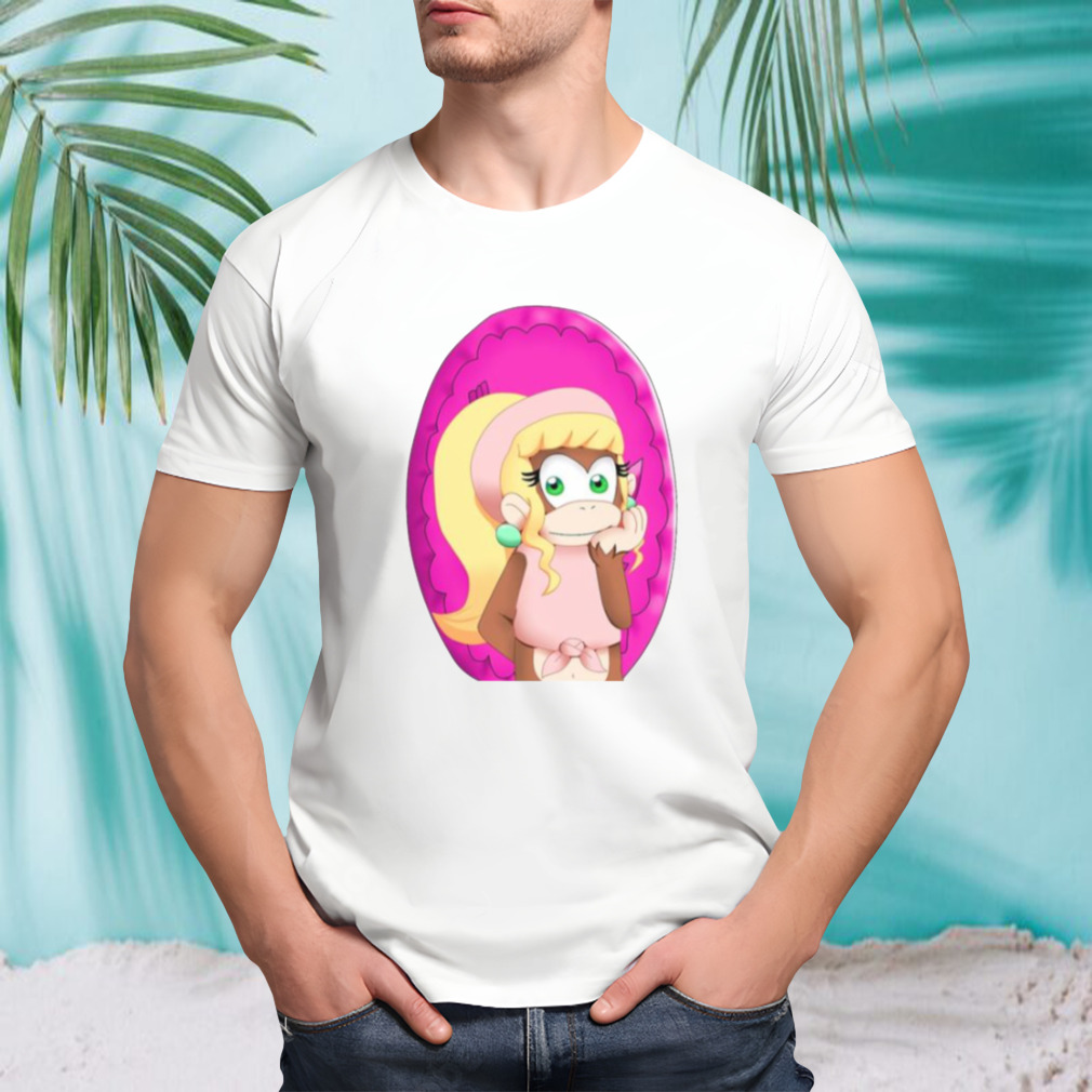 Dixie Kong With Banana Coin Donkey Kong shirt