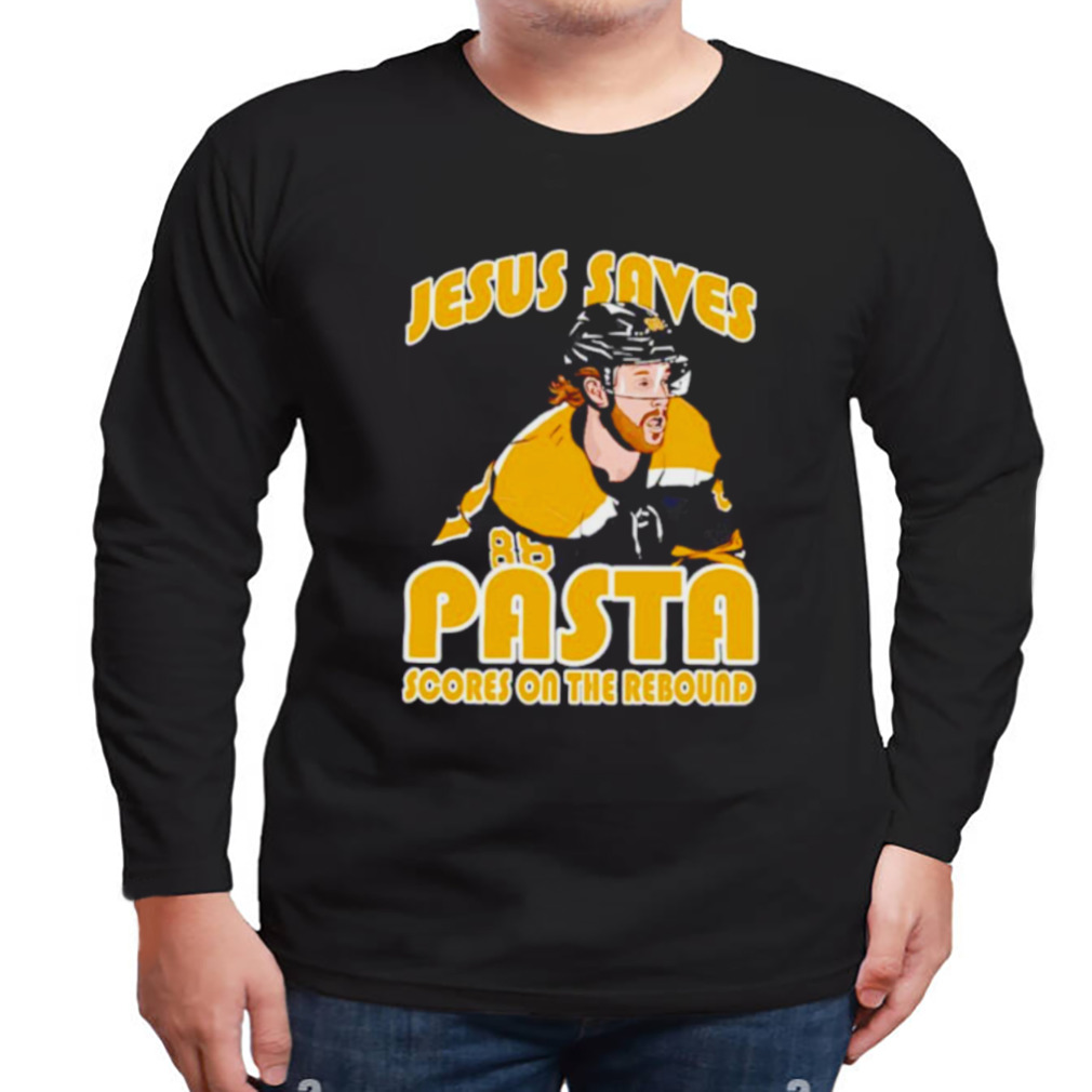 Jesus saves pasta scores on the rebound shirt 3 Longsleeve tshirt