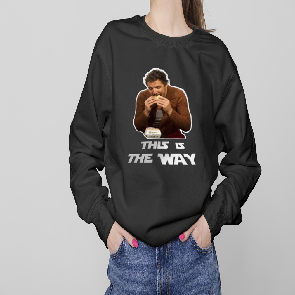 Pedro Pascal Eating Empanada L Meme shirt 4 Sweaters