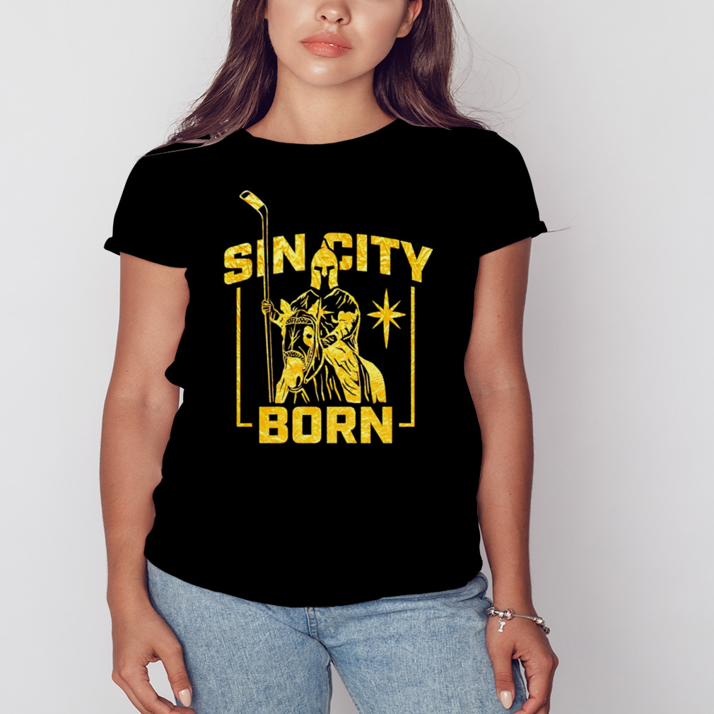 Sin city born Vegas Golden Knights shirt 2 Women's tshirt