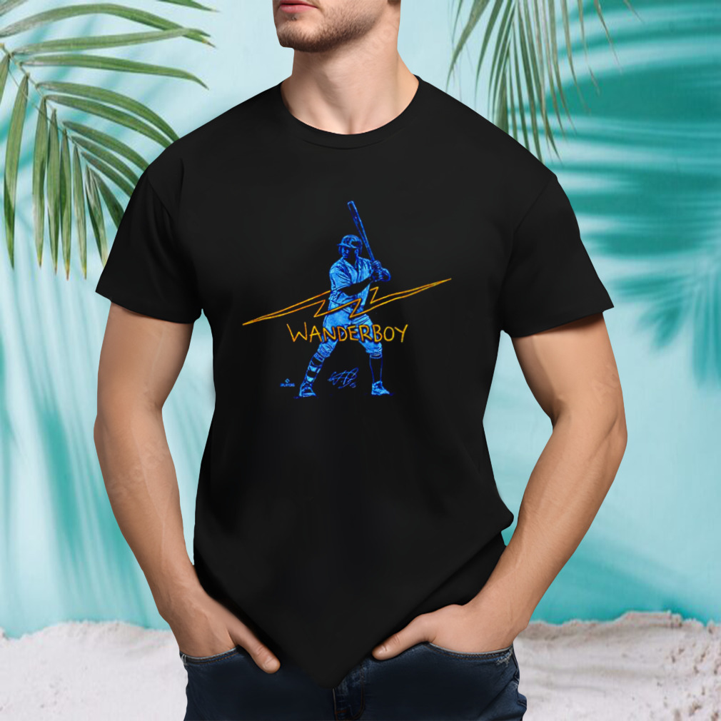 Wanderboy Wander Franco Tampa Bay Rays signature shirt