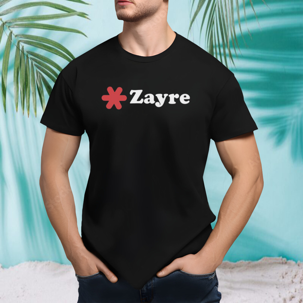 White Logo Zayre Department Store shirt