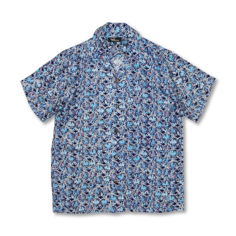 Abstract Blue Design Hawaiian Shirt