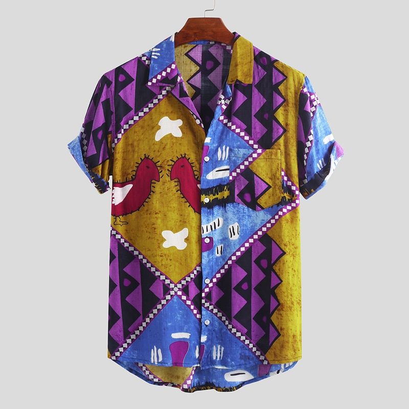 Abstract Purple Unique Design Unisex Hawaiian Shirt 1 Abstract Purple Unique Design Unisex Hawaiian Shirt