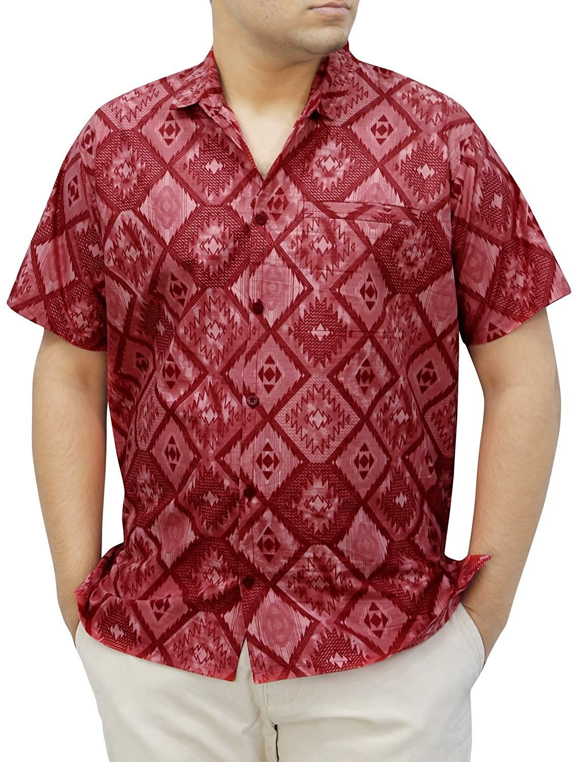 Abstract Red Nice Design Hawaiian Shirt 1 Abstract Red Nice Design Hawaiian Shirt