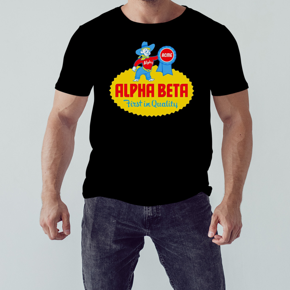 Alpha beta t top shirt