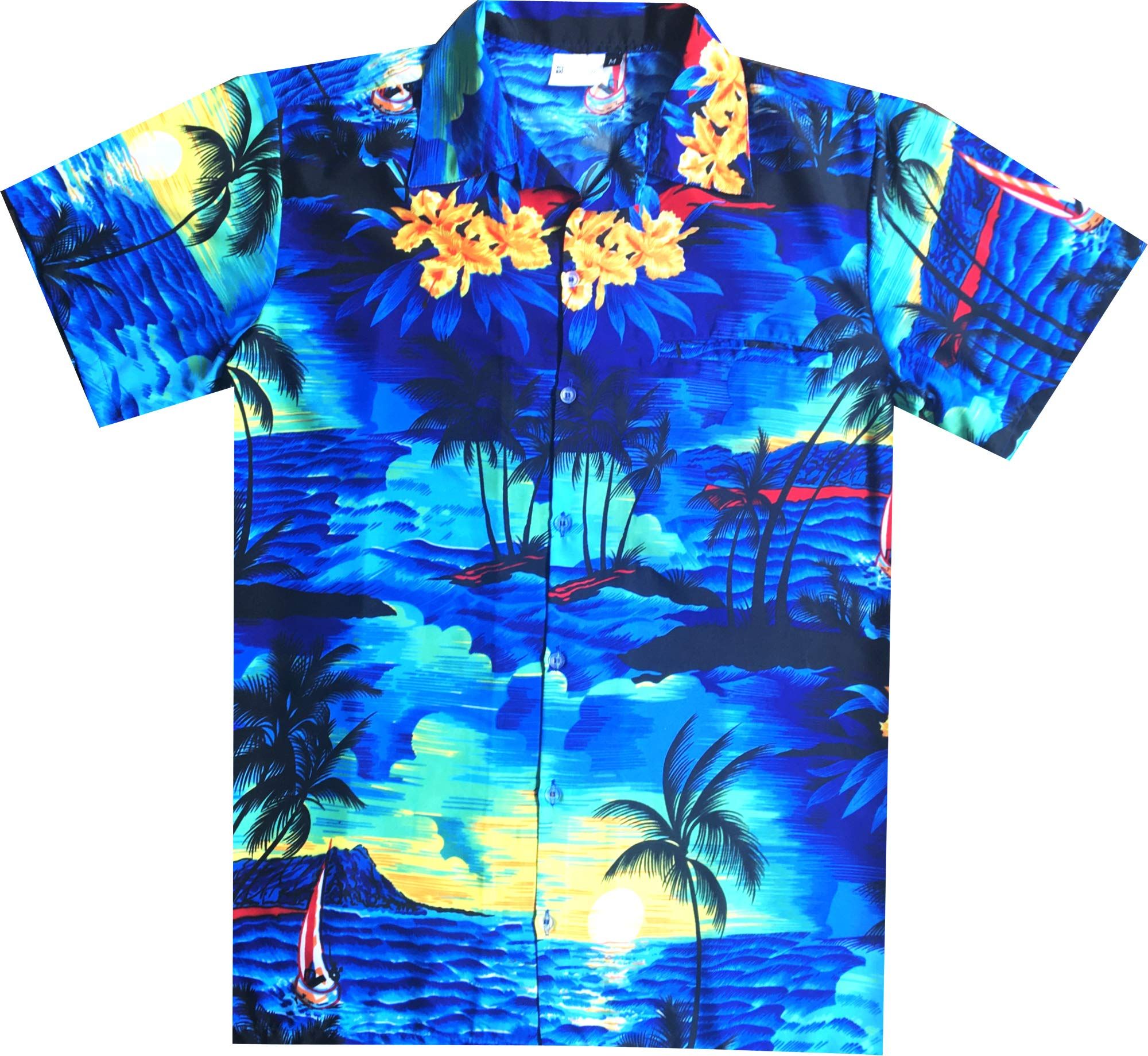 Beach Blue Black Amazing Design Hawaiian Shirt