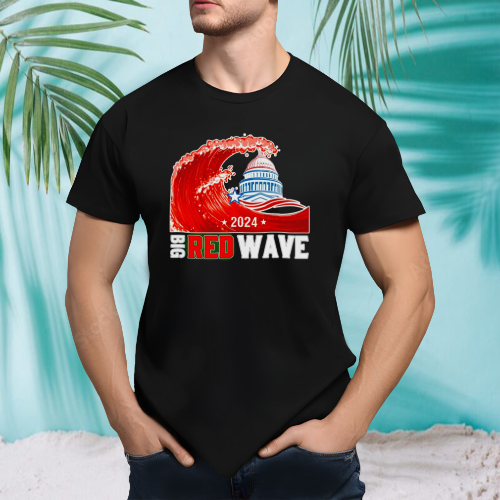 Big red wave 2024 MAGA shirt