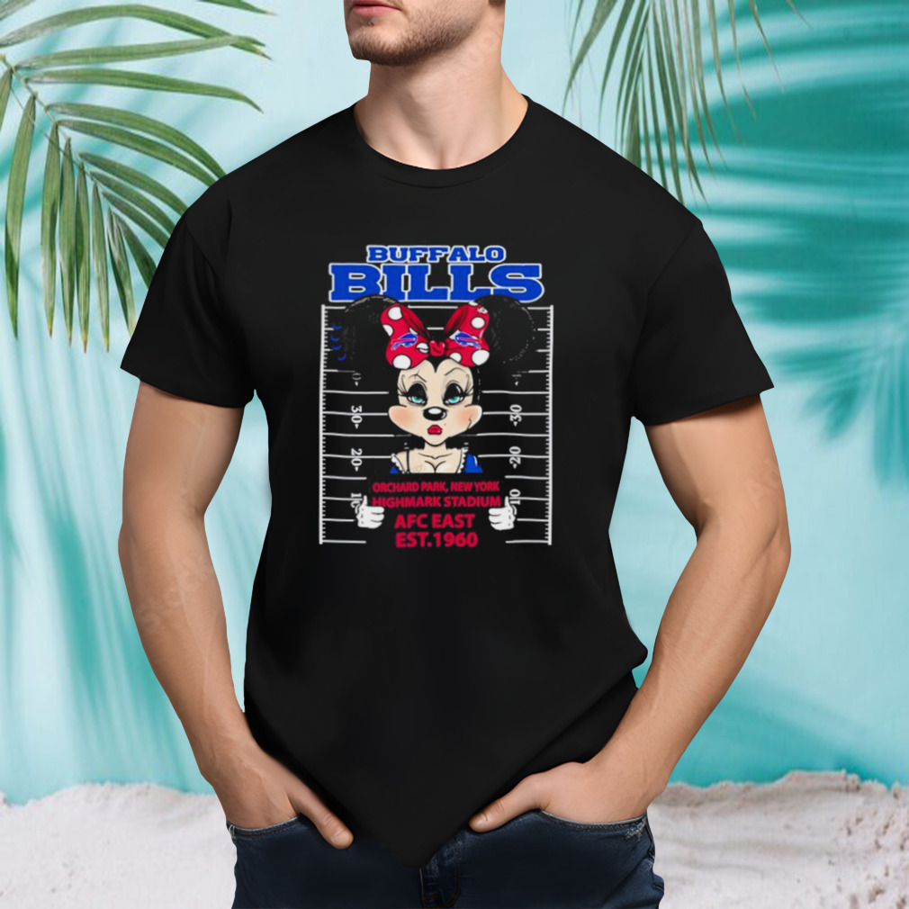 Buffalo Bills Minnie Mouse Orchard Park New York Highmark Stadium Afc Est 1960 Shirt
