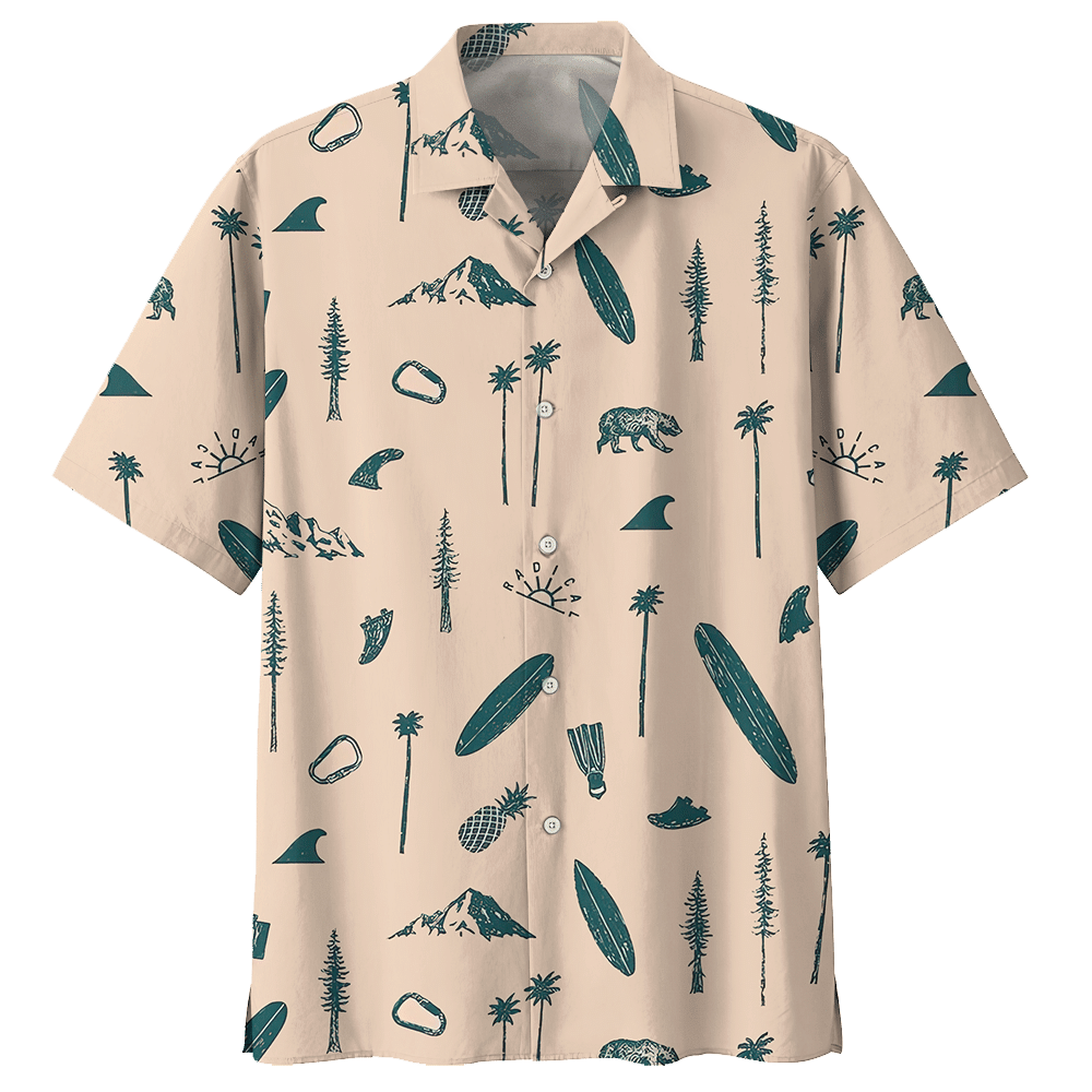 Camping Unique Design Unisex Hawaiian Shirt