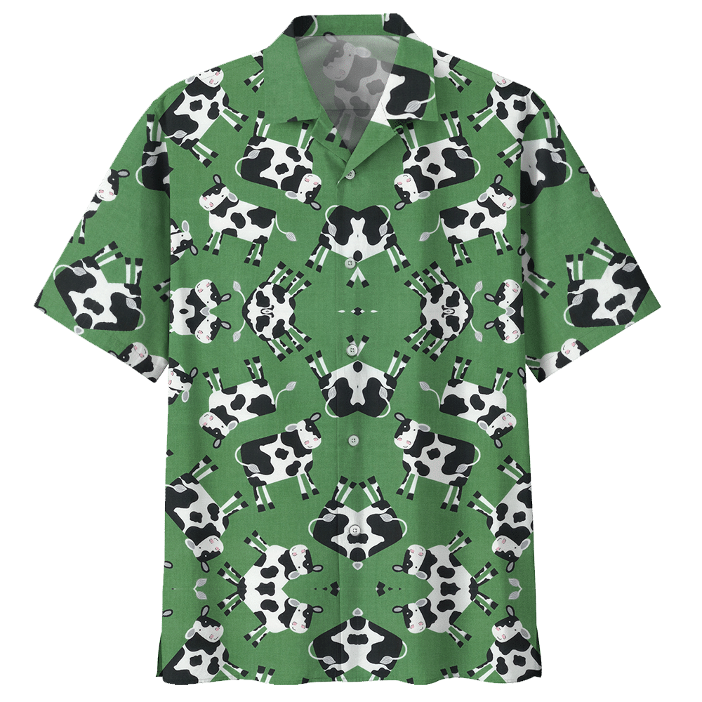 Cow Green Amazing Design Unisex Hawaiian Shirt