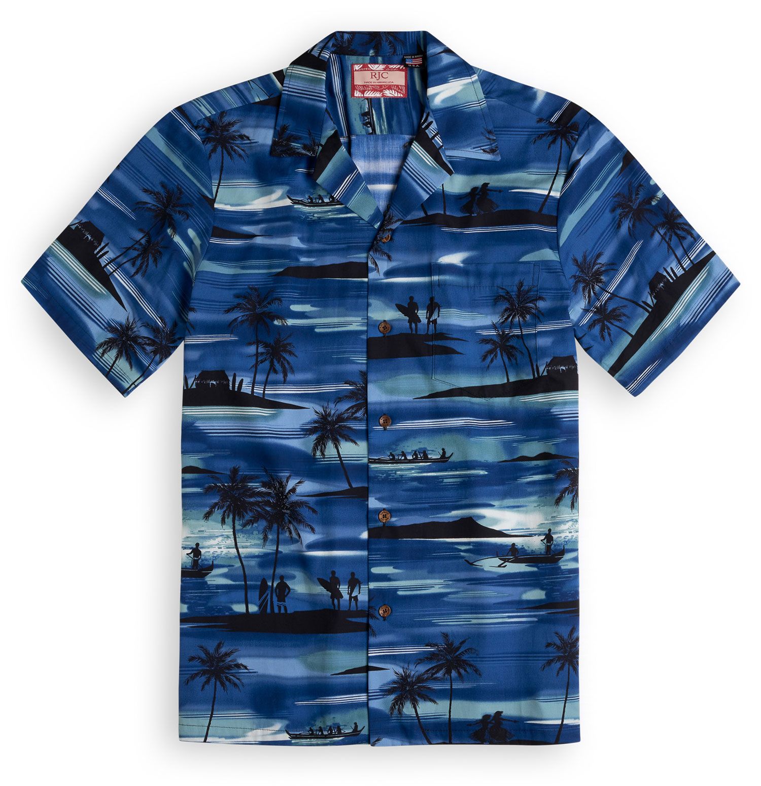 Endless Summer Blue Black Amazing Design Hawaiian Shirt