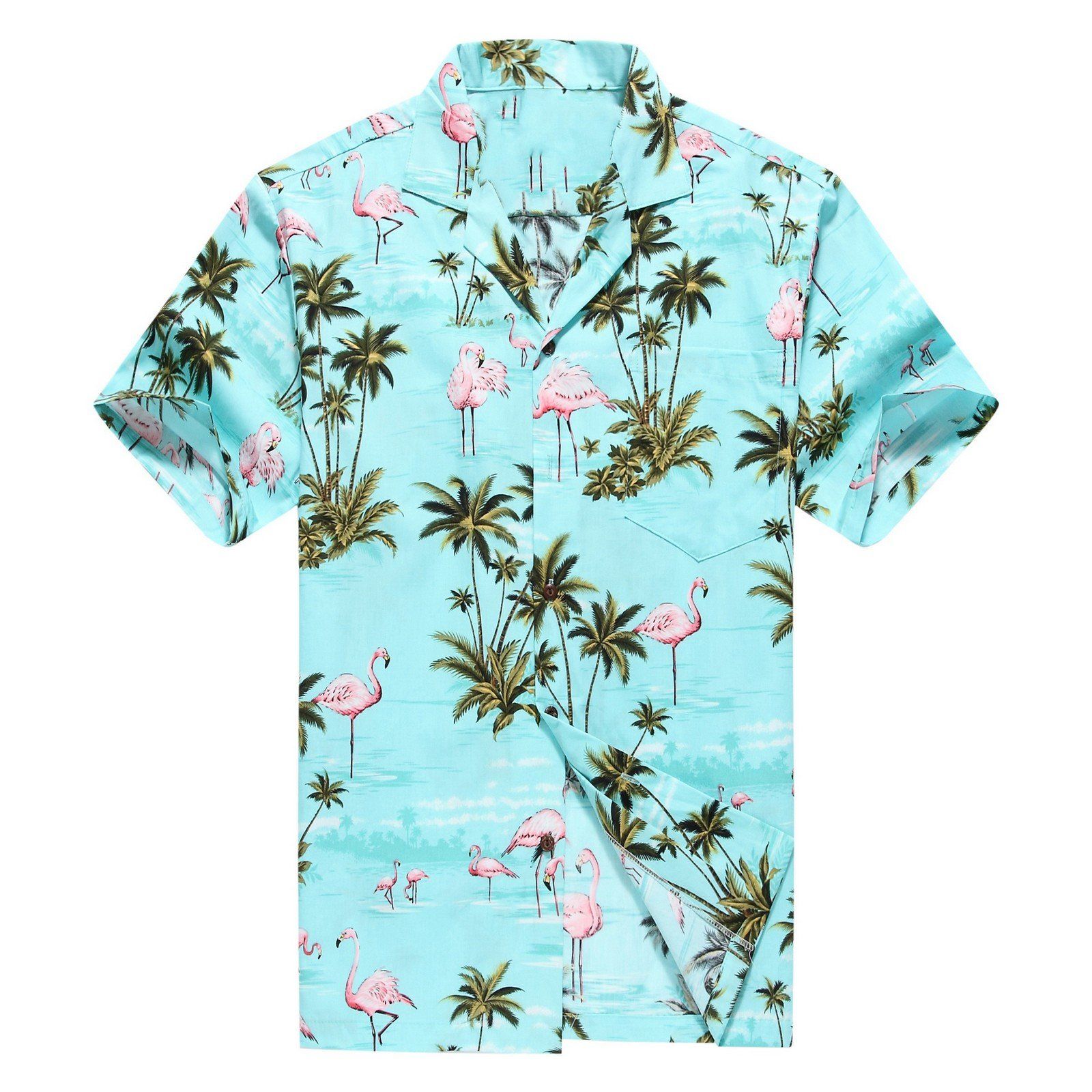 Flamingos Multicolor Unique Design Hawaiian Shirt