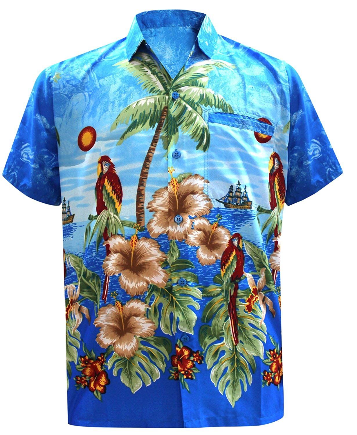 Floral Blue Nice Design Hawaiian Shirt