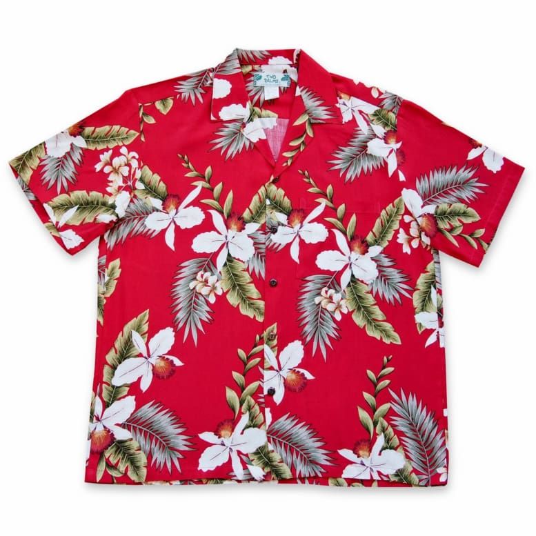 Floral Red Unique Design Hawaiian Shirt
