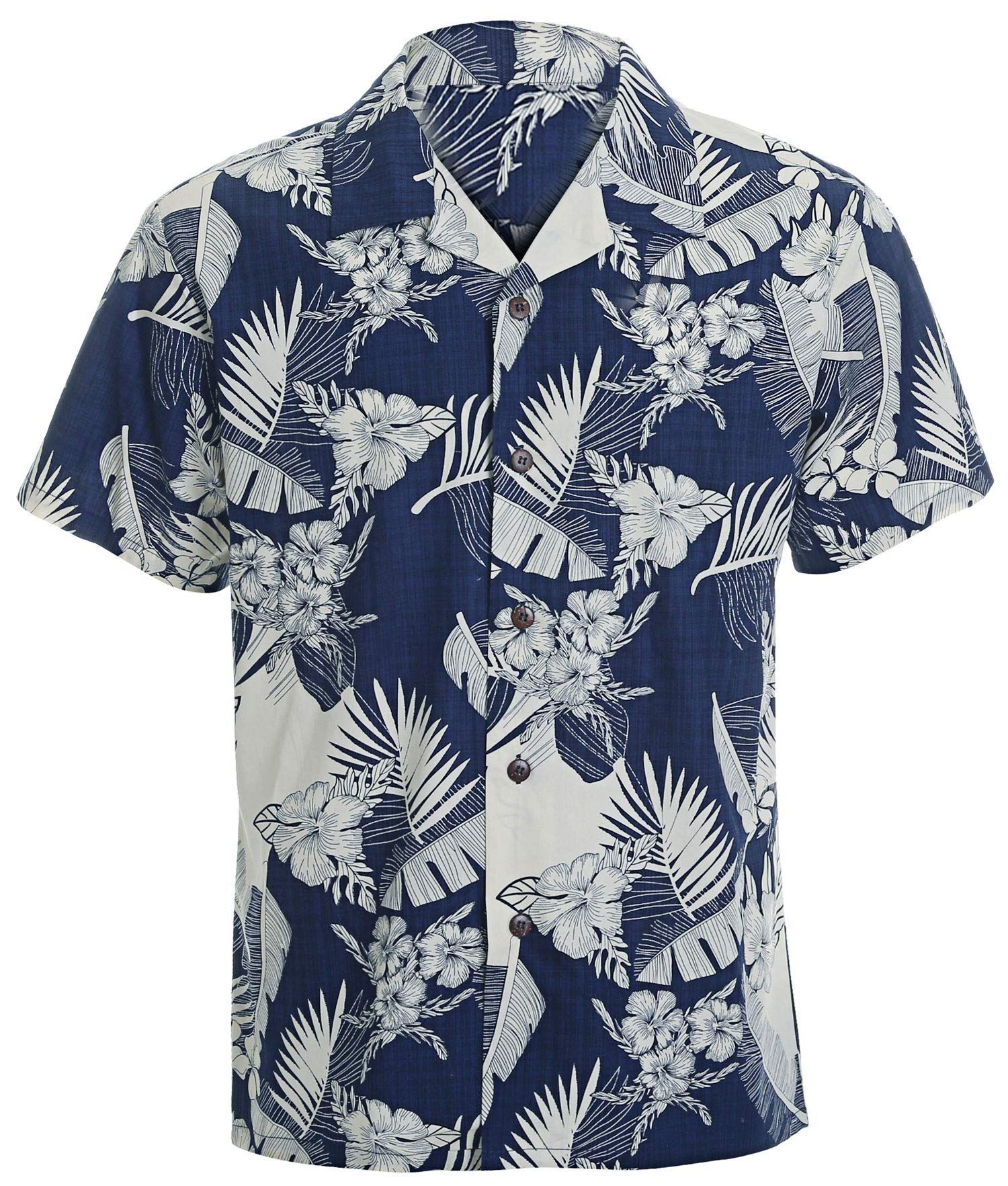Flowers Blue White Amazing Design Hawaiian Shirt