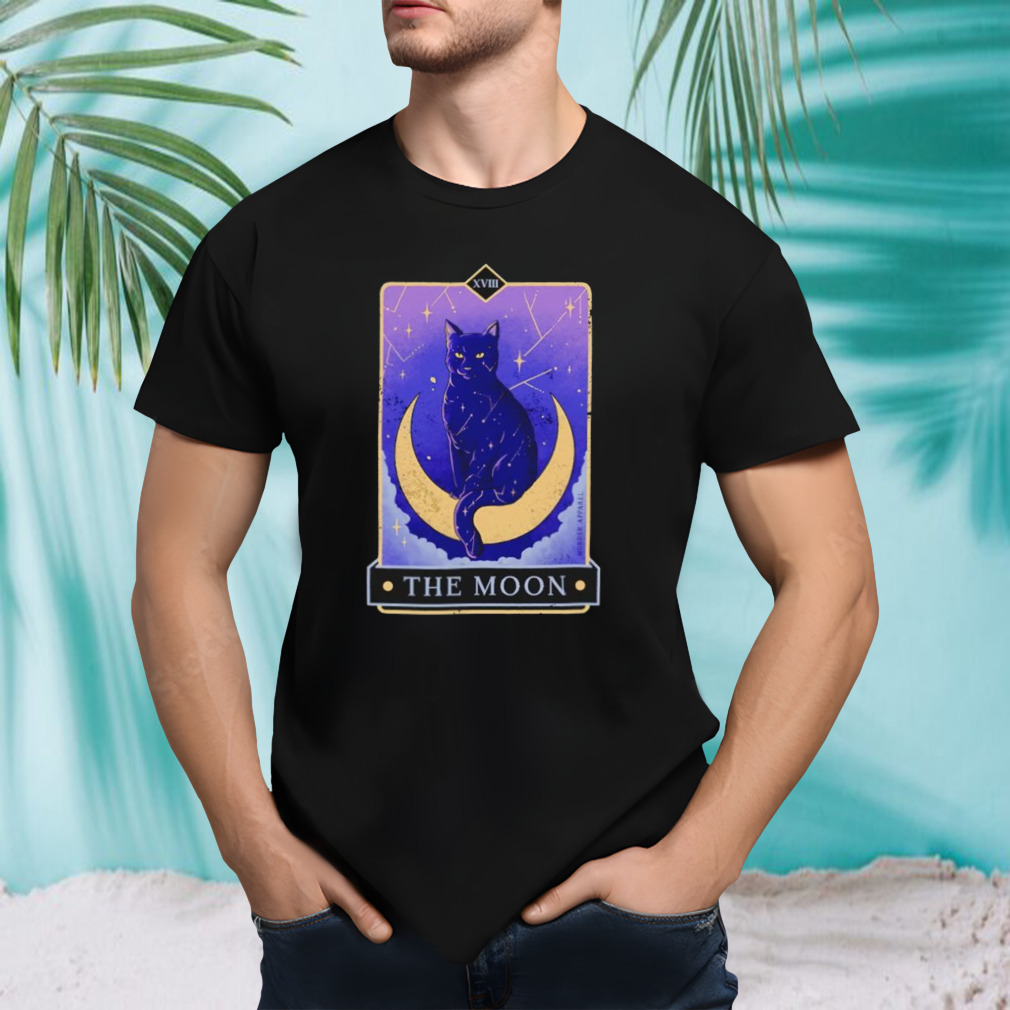 The moon tarot cat shirt