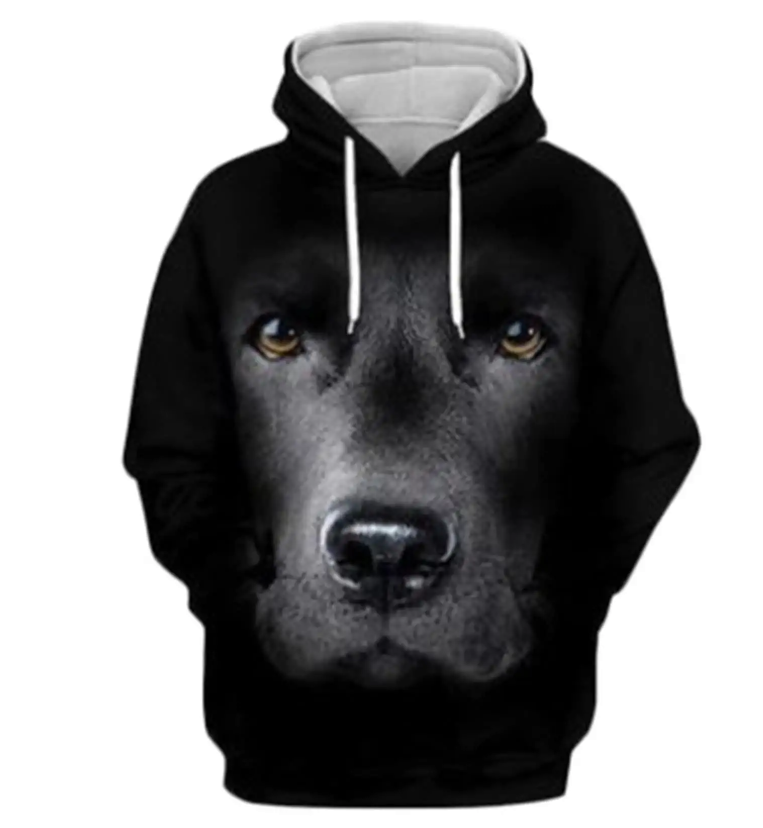 Unisex 3D Dog Hoodies Graphic Patterns loose couple outfit Printed Hoodie Pullover Sweatshirt