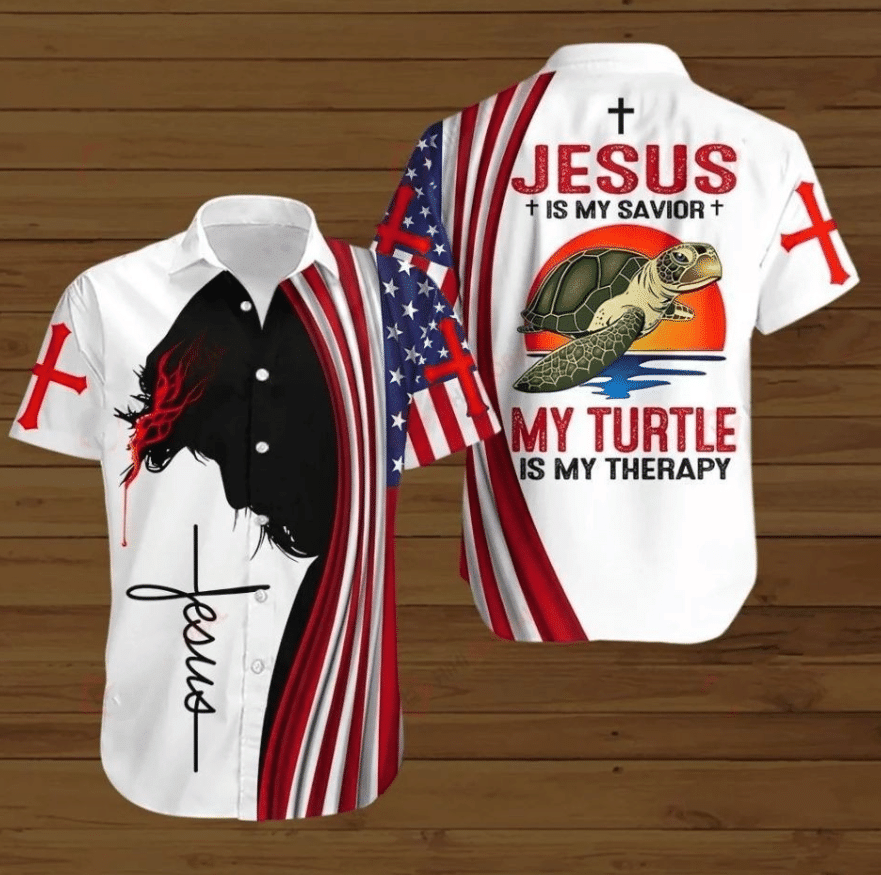 4th Of July Independence Day Jesus Bible Cross Jesus Is My Savior My T