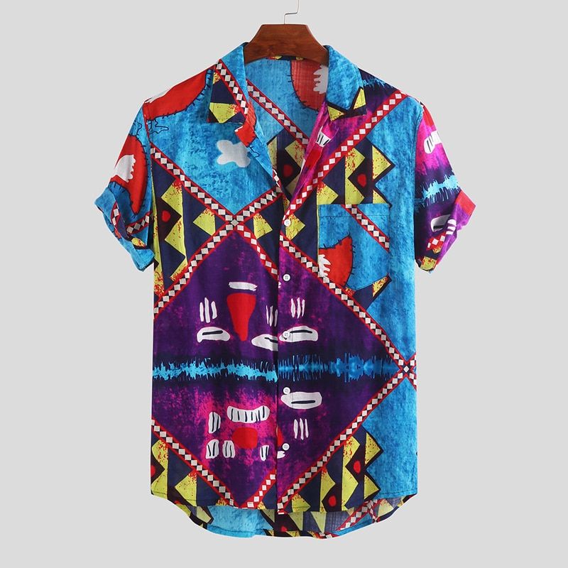 Abstract Blue Amazing Design Unisex Hawaiian Shirt