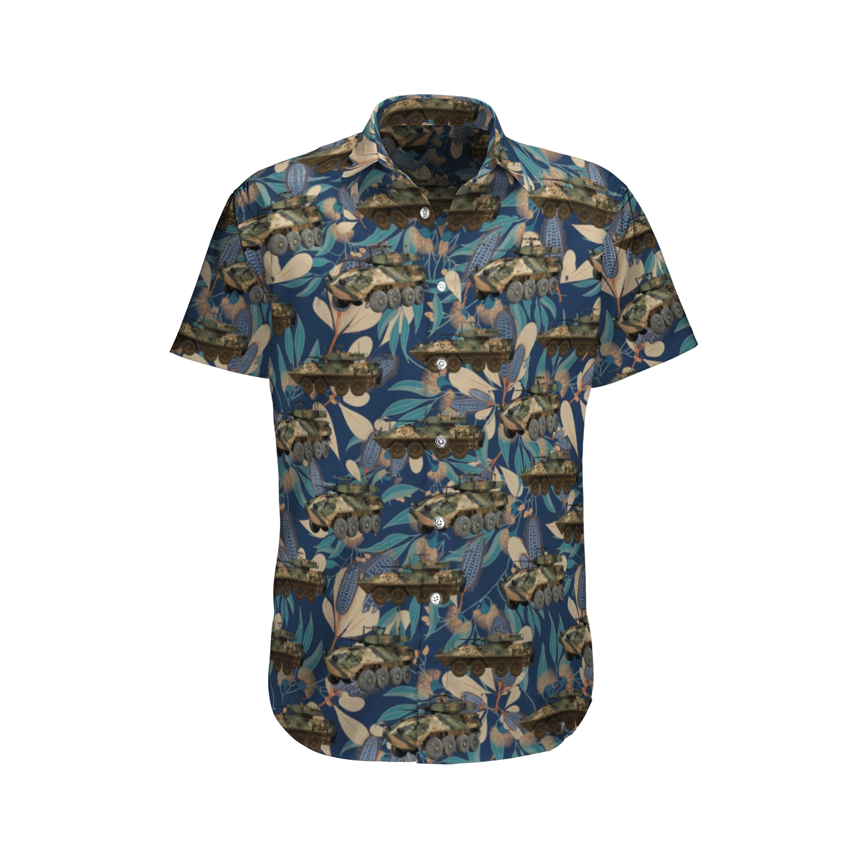 Aslav Australian Army Blue High Quality Unisex Hawaiian Shirt