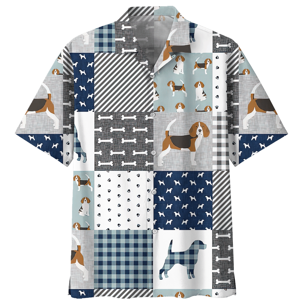 Beagle Blue Amazing Unisex Hawaiian Shirt