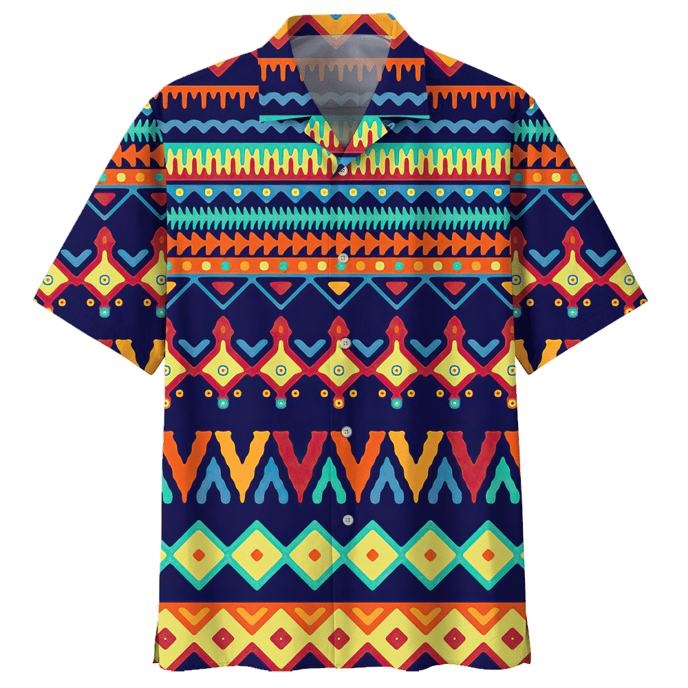 Bohemian Colorful Nice Design Unisex Hawaiian Shirt