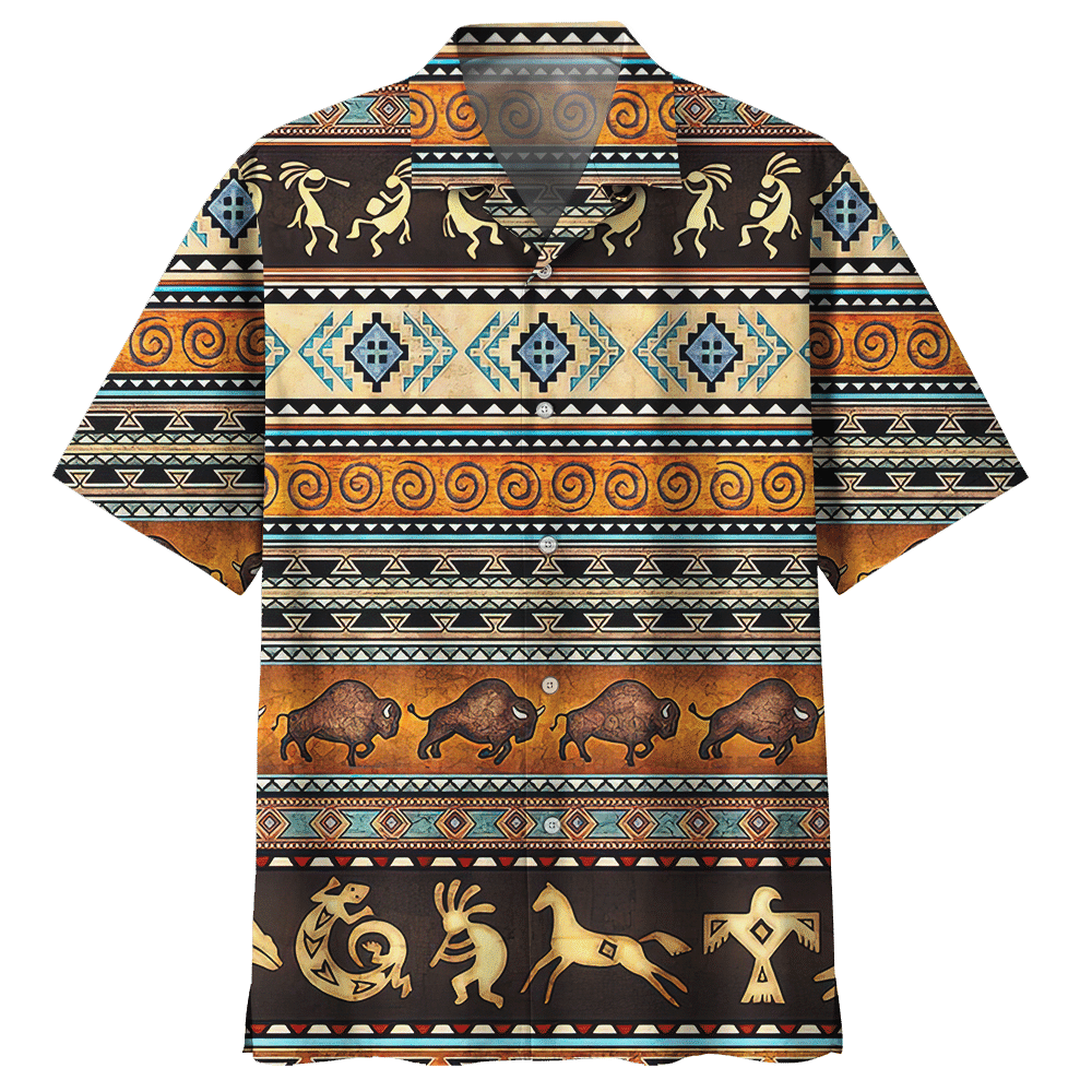 Bohemian Khaki Nice Design Unisex Hawaiian Shirt