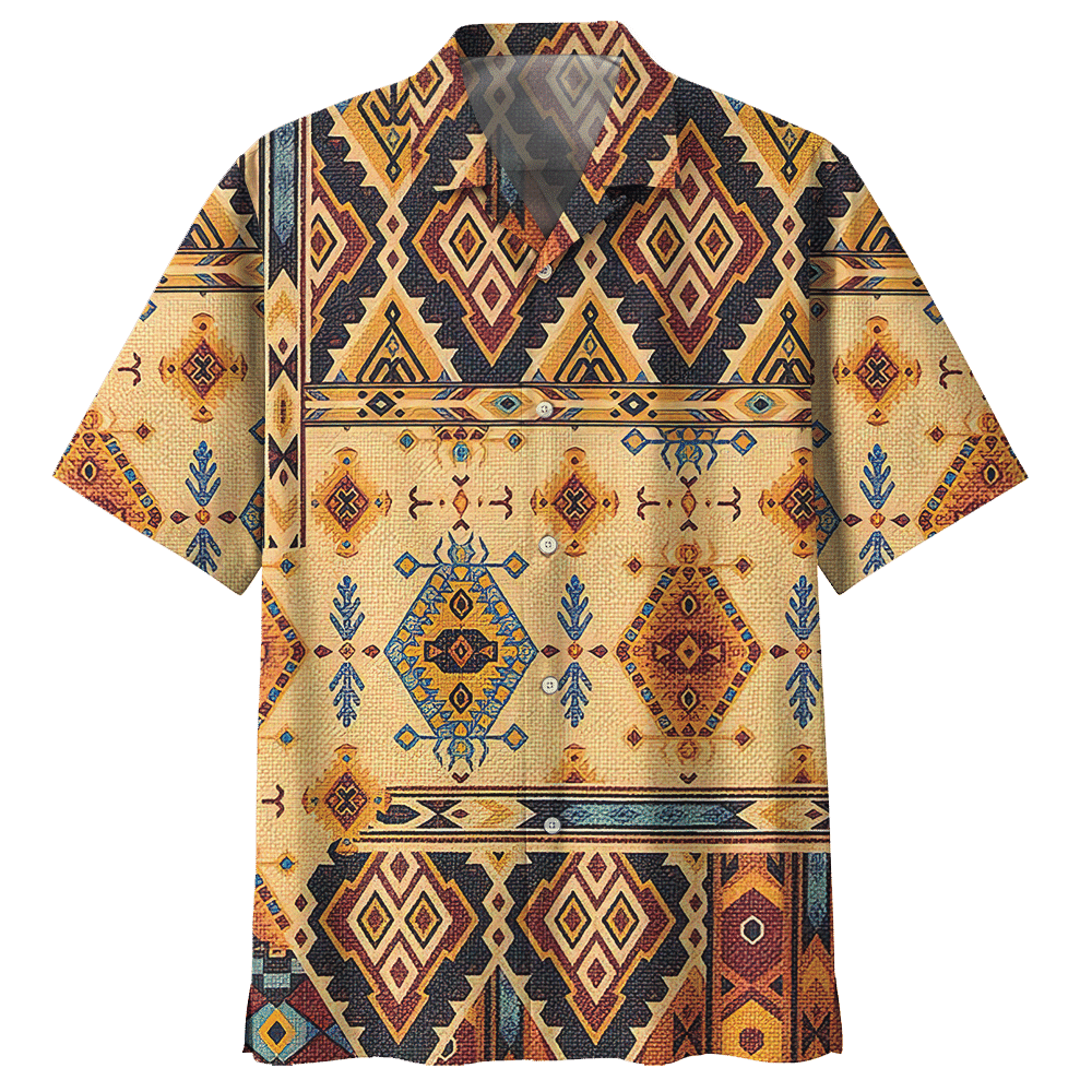 Bohemian Tan Unique Design Unisex Hawaiian Shirt