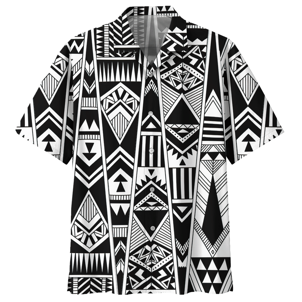 Bohemian White Unique Design Unisex Hawaiian Shirt