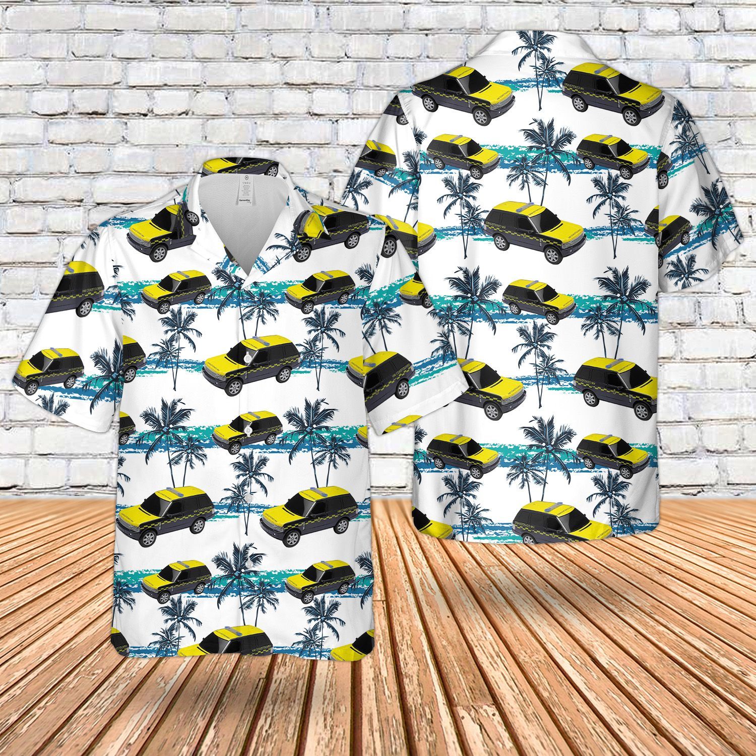 Coastguard Search And Rescue Vehicles White Unique Design Unisex Hawaiian Shirt
