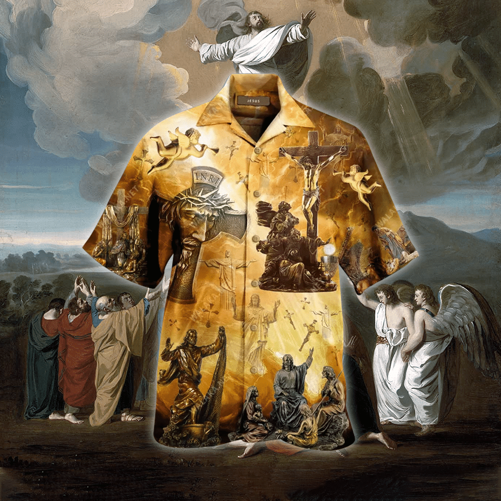 Colorful Jesus Is My Savior Jesus Hawaiian Shirt
