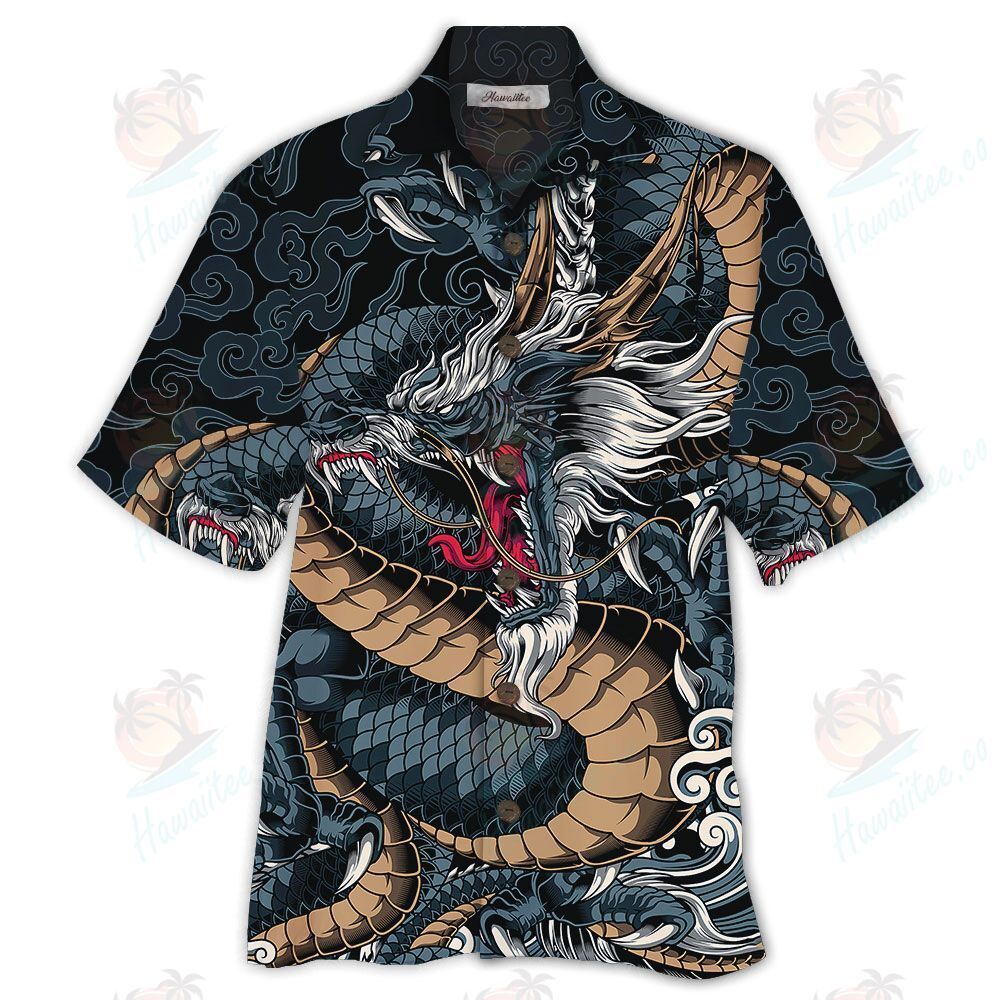 Dragon Colorful High Quality Unisex Hawaiian Shirt