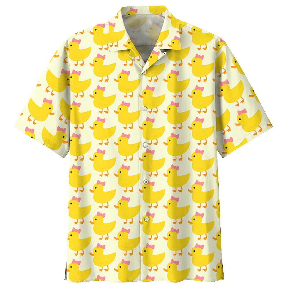 Duck Yellow Awesome Design Unisex Hawaiian Shirt