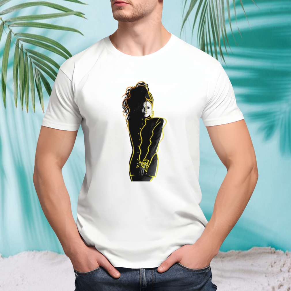Janet Jackson control vinyl shirt