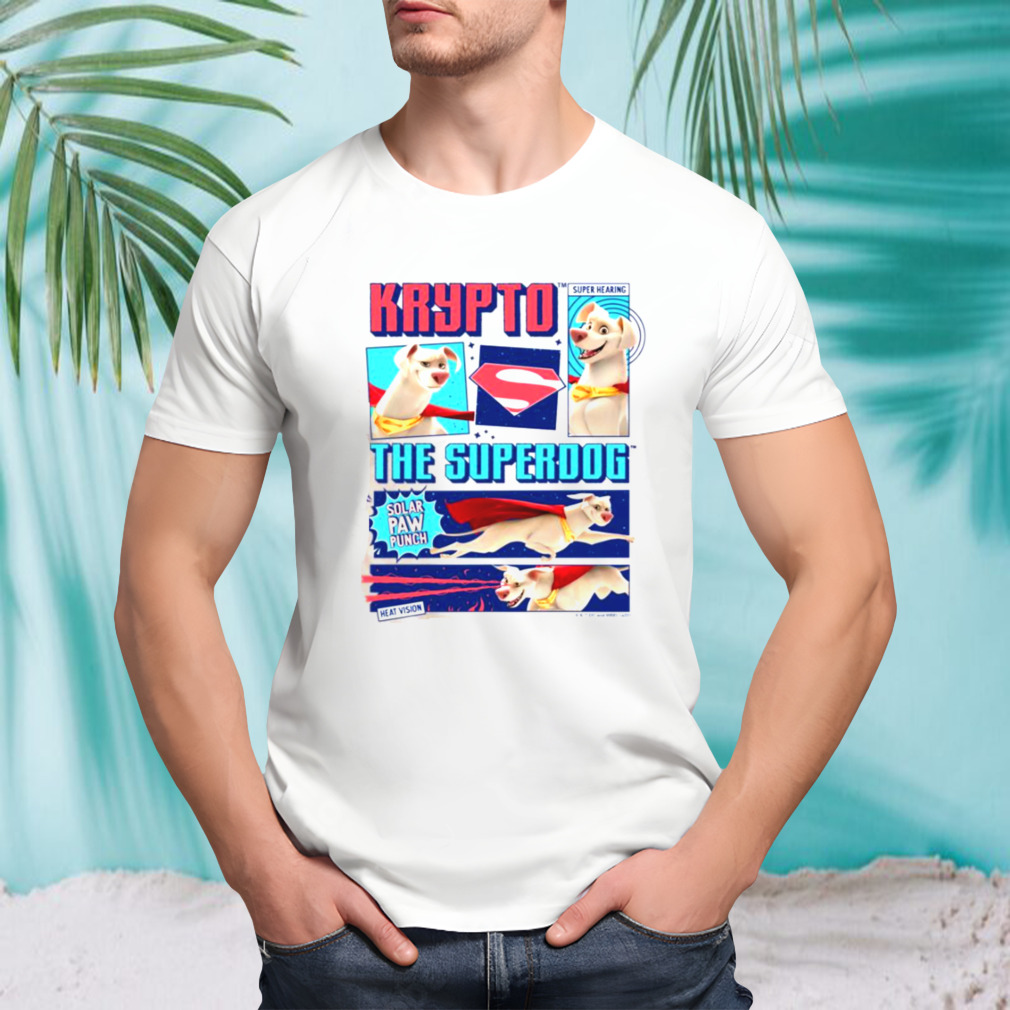 Krypto The Super Dog Comic Panels Super Pets shirt
